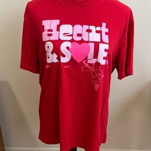 Nike Heart and Sole Red Tee
